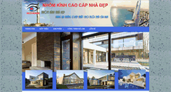 Desktop Screenshot of nhomkinhnhadep.com